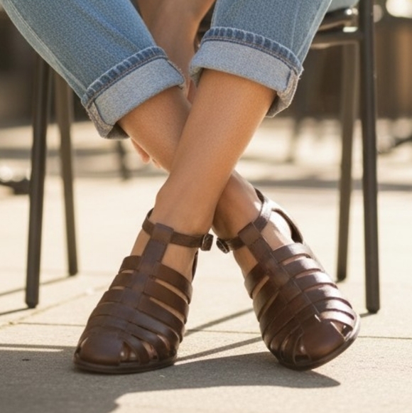 Shoes - KF LTD Women's Cayman Genuine Leather Sandals
